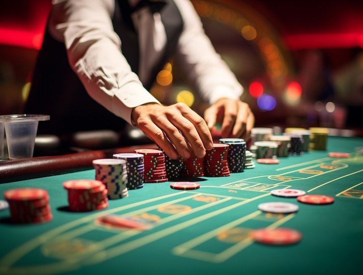 Dashboard Live Baccarat 777win apk menampilkan statistik permainan sebelumnya dan opsi taruhan yang jelas
